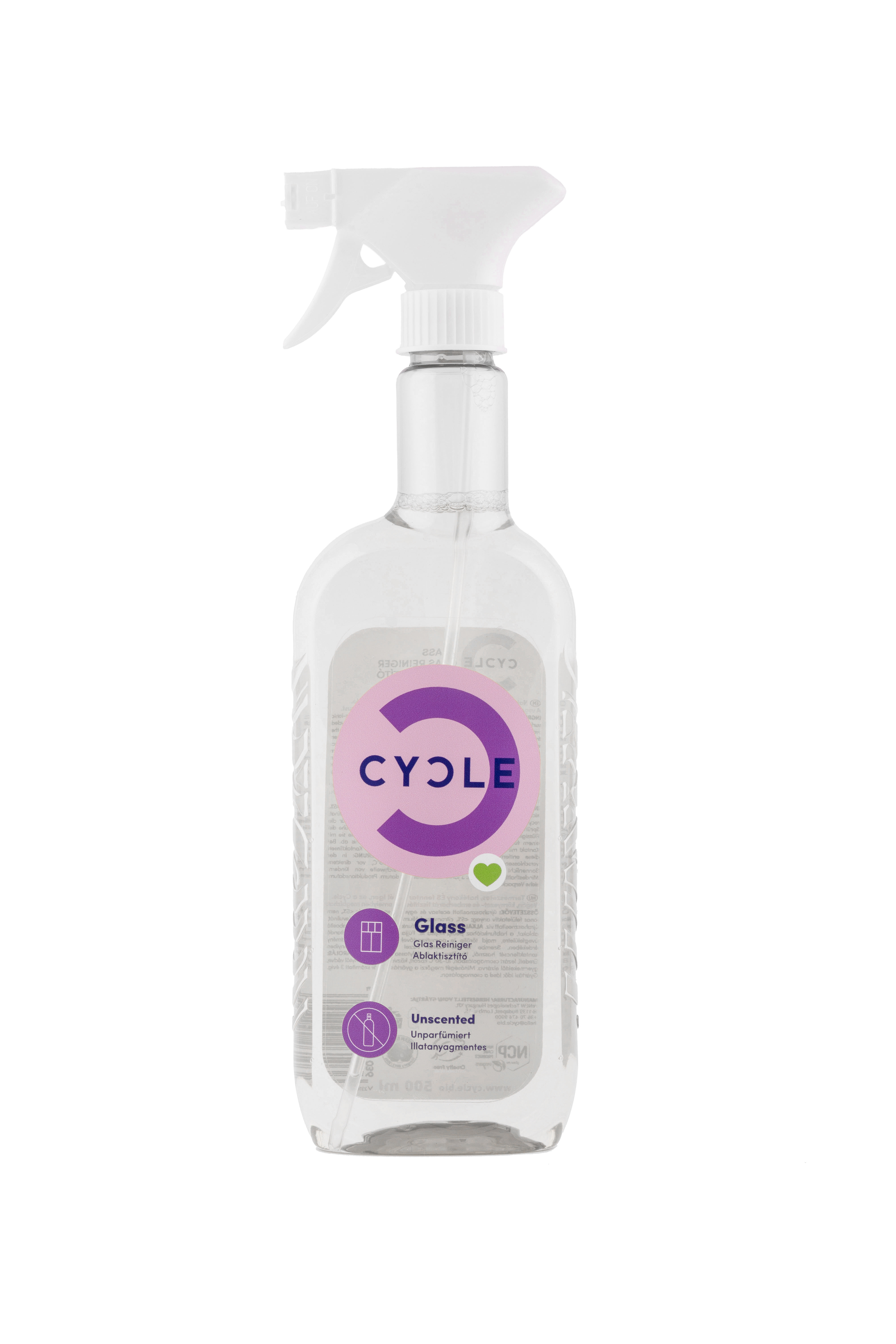 CYCLE Ablaktisztító (500 ml, illatmentes)